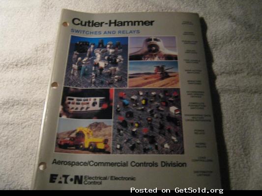 Cutler &ndash; Hammer &ndash; Switches and Relays &ndash; Aerospace/Commercial Controls Division &copy;1982