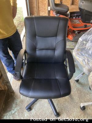 Gently used office chairs