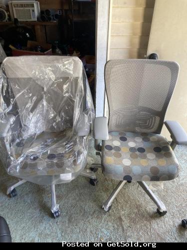 Gently used office chairs