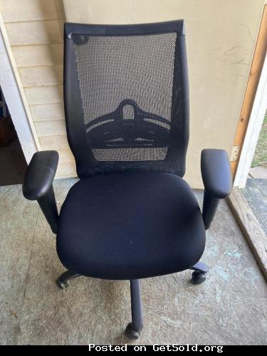 Gently used office chairs