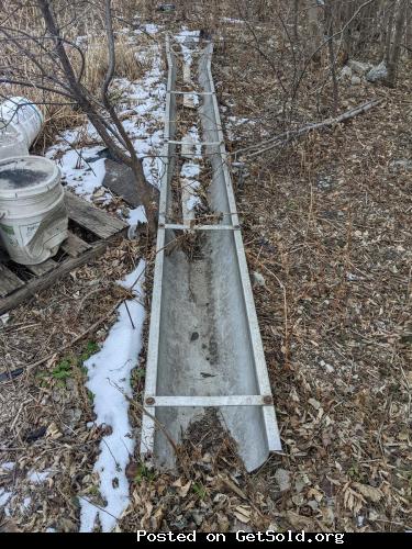 16' Aluminum Concrete Chute with Flare