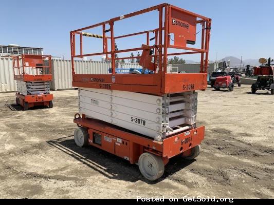 2007 SNORKEL S3246 SCISSORLIFT #1630239223