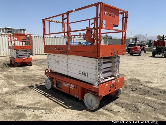 2007 SNORKEL S3246 SCISSORLIFT #1630239223