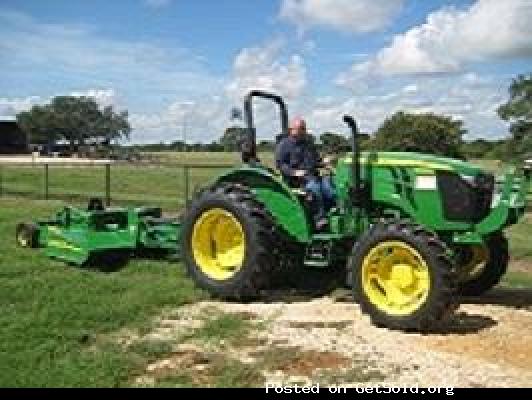 John Deere 5045E Tractor w/shredder