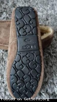 New UGG Ascot Slippers ~ Man's Size 9 Mocha