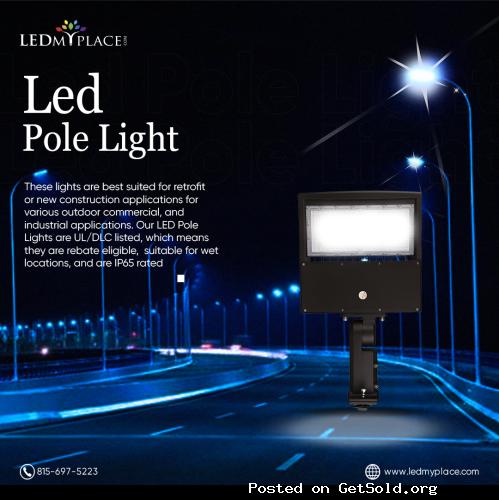 Best Quality LED Pole Lights For Street Lighting