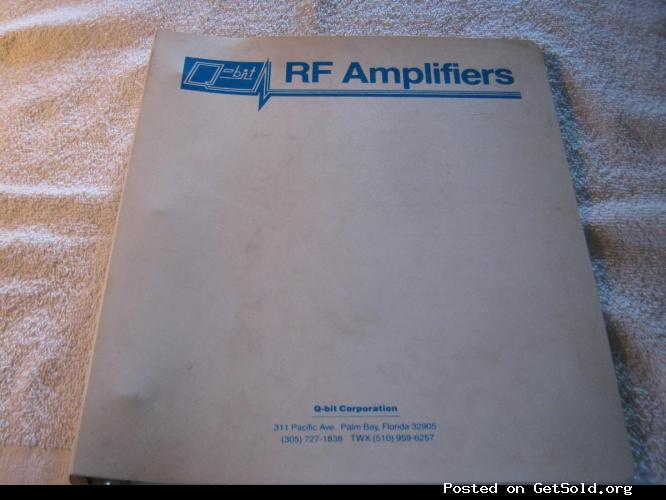 Q-bit RF Amplifiers &copy; 1980