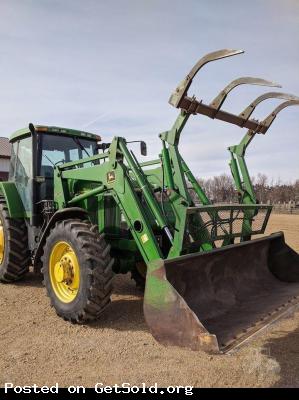 1993 John Deere 7800 Tractor For Sale In Freeman, South Dakota 57029