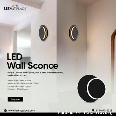 Order Now LED Wall Sconce Can Help You Transform Your Indoor Space