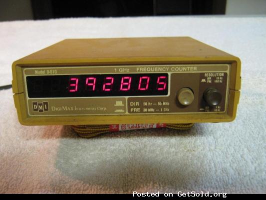 DMI - DigiMax Instruments Corp. &ndash; Model D510 Frequency Counter &ndash; Two Ranges.