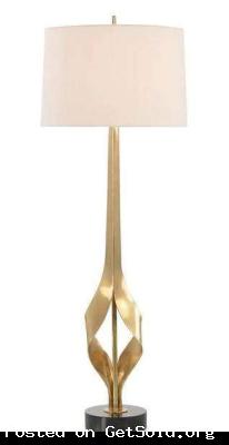 John Richard Graceful Brass Buffet Lamp| Lamps &amp; Lightings At Grayson Luxury