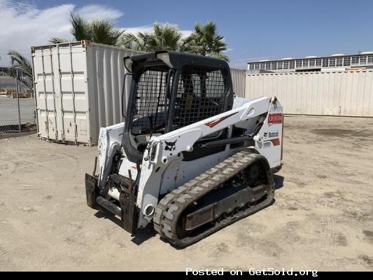 2018 BOBCAT T550 CRAWLER SKIDSTEER LOADER #1321102223