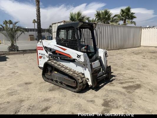 2018 BOBCAT T550 CRAWLER SKIDSTEER LOADER #1321102223