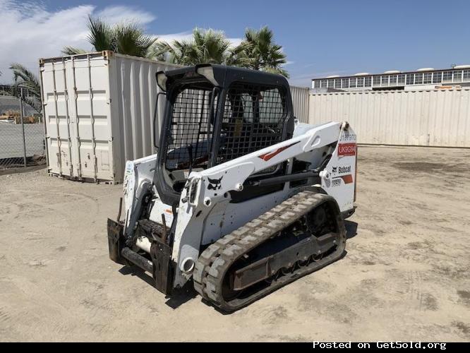 2018 BOBCAT T550 CRAWLER SKIDSTEER LOADER #1321102223