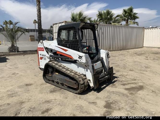 2018 BOBCAT T550 CRAWLER SKIDSTEER LOADER #1321102223