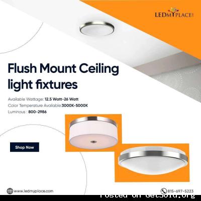 Get the Modern Look You Want with LED Flush Mount Ceiling Light Installation