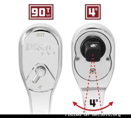 New Powerbuilt 3/8 in. Dr. Pro Tech XT90 90 Tooth Ratchet