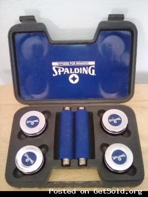 Spalding portable hand weights