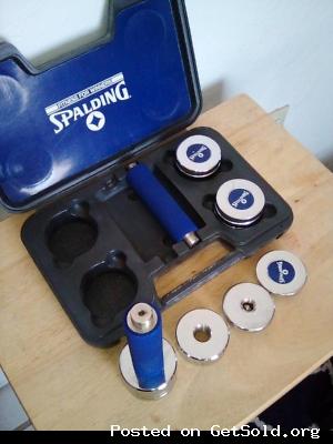 Spalding portable hand weights