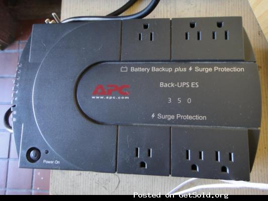 APC 350 Surge Protection,plus battery backup !