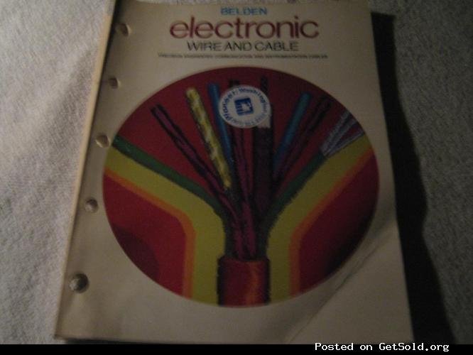 BELDEN ELECTONIC WIRE AND CABLE &copy; 1967