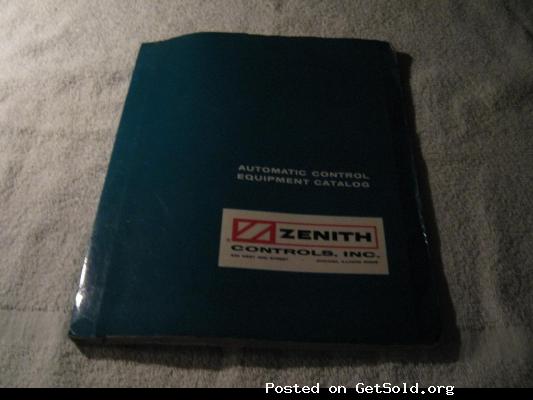 ZENITH CONTROLS, INC. &ndash; AUTOMATIC CONTROL EQUIPMENT CATALOG &copy; 1979