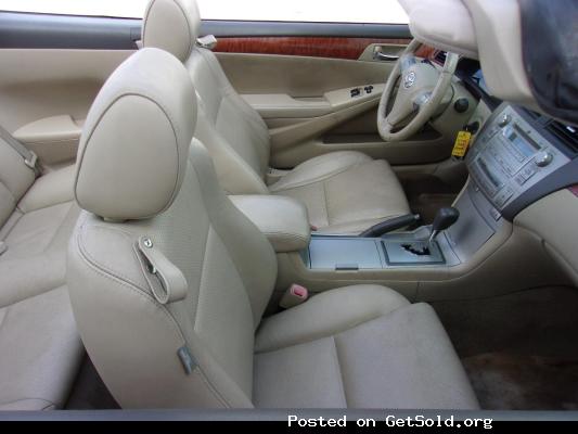 TOYOTA SOLARA CONVERTIBLE, V-6 ENGINE, WHITE/TAN LEATHER, KEITH: (954)658-1010