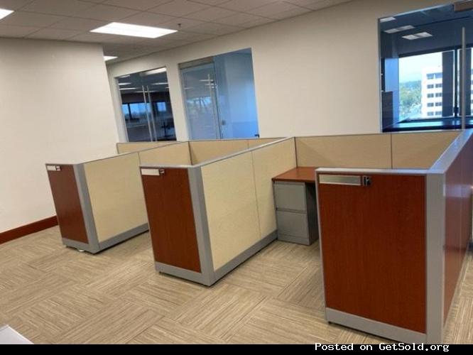 37- Steelcase Answer, very clean and high end low wall 6x6 cubicles.