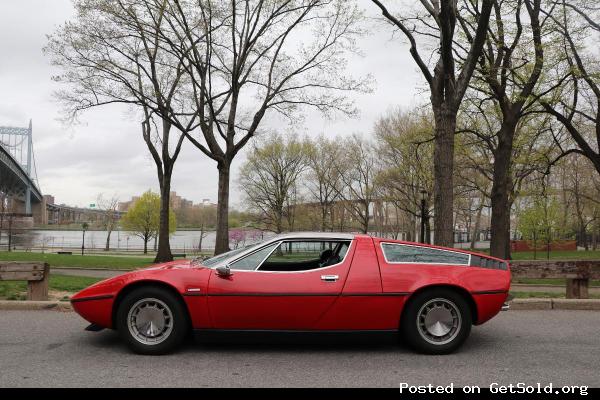 # 21769 1973 Maserati Bora Red