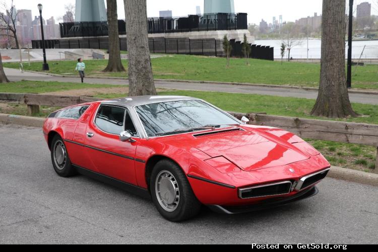 # 21769 1973 Maserati Bora Red