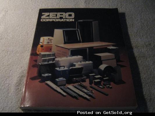 ZERO CORPORATION &ndash; CASES, CABINETS, ENCLOSURES AND ACCESSORIES &copy; 1985, 1986