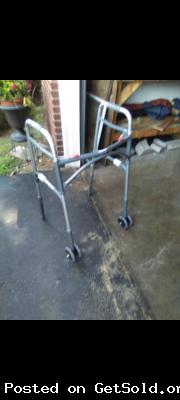 Selling a like new walker. Used only once.