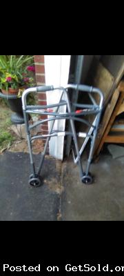 Selling a like new walker. Used only once.