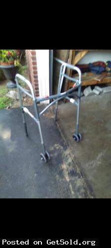 Selling a like new walker. Used only once.