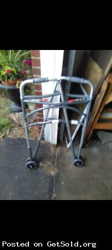 Selling a like new walker. Used only once.