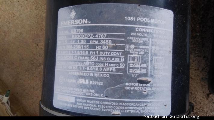 Emerson Pool Pump