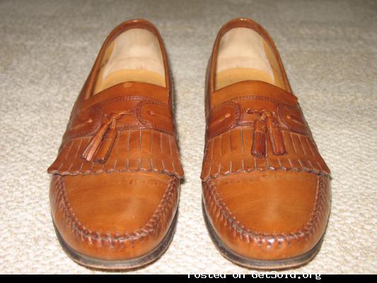 One pair Men's Leather Loafers