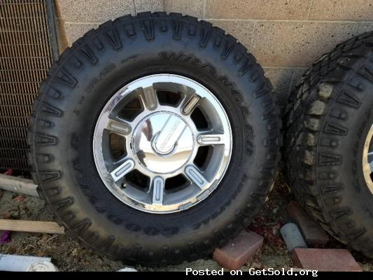 TIRES AND RIMS FOR SALE 315/70/17