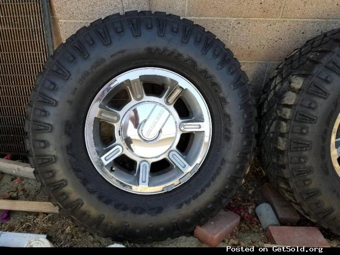 TIRES AND RIMS FOR SALE 315/70/17