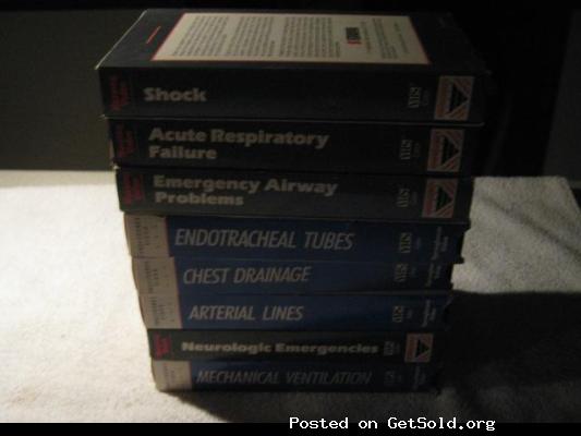 Eight VHS Nursing Tapes