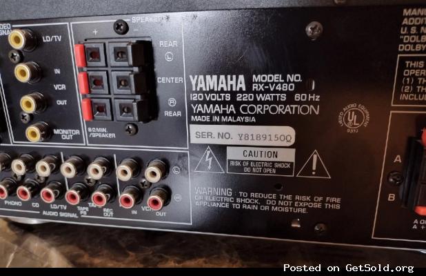 Yamaha RX-V489 Stereo Receiver