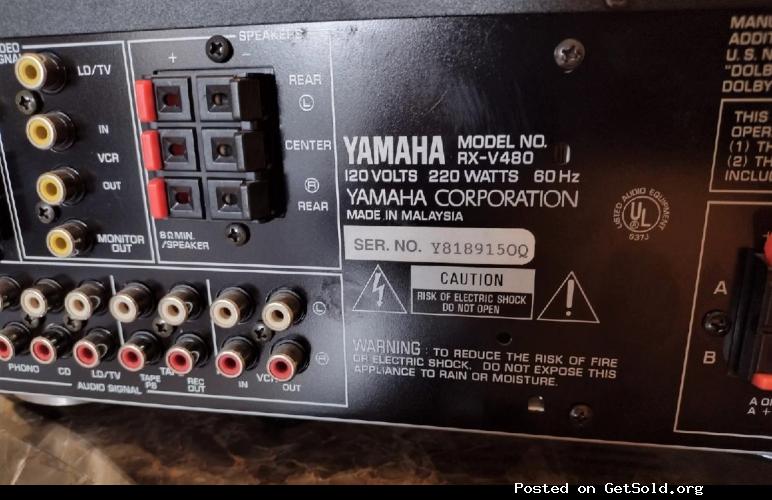 Yamaha RX-V489 Stereo Receiver