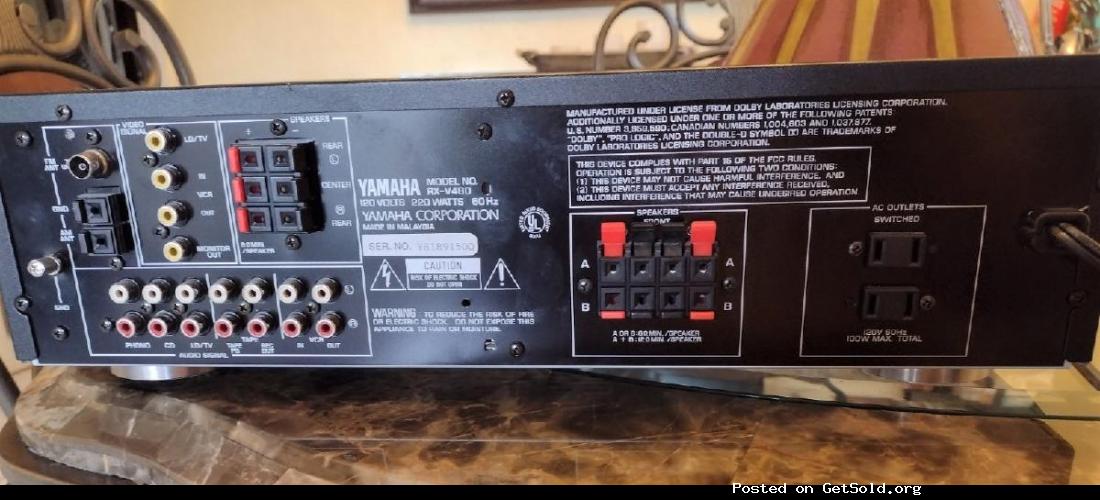 Yamaha RX-V489 Stereo Receiver