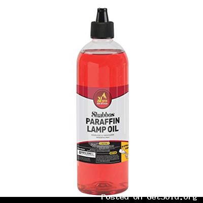 32 oz Bottles of Red or Clear Paraffin Lamp Oil