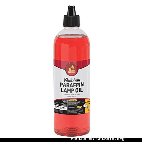 32 oz Bottles of Red or Clear Paraffin Lamp Oil