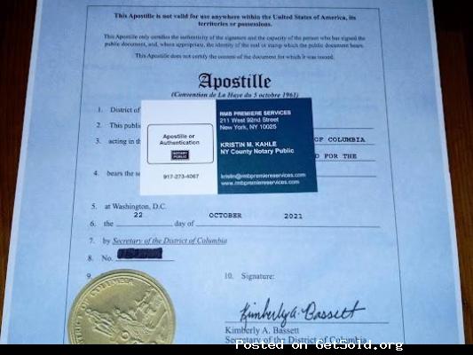 EXPRESS POWER OF ATTORNEY APOSTILLE or AUTHENTICATION SERVICES (Any Language)