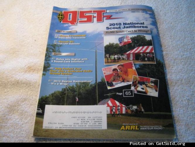 QST &ndash; DEVOTED ENTIRELY to AMATEUR RADIO &ndash; July 2010