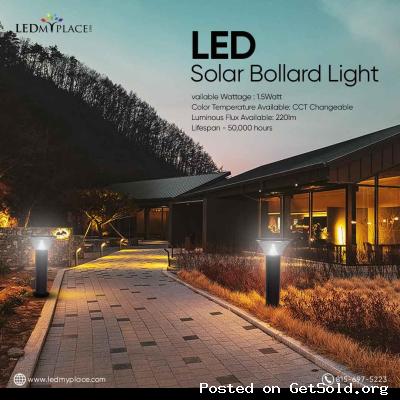 Introducing Solar LED Bollard Lights: Wireless Outdoor Fixtures That are Easy to Control