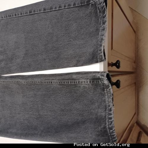 LEVIS 550 MENS BLACK JEANS