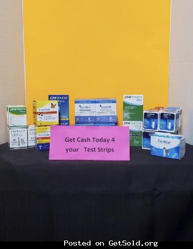 $$ Cash For Test Strips And Supplies Buying Daily $$